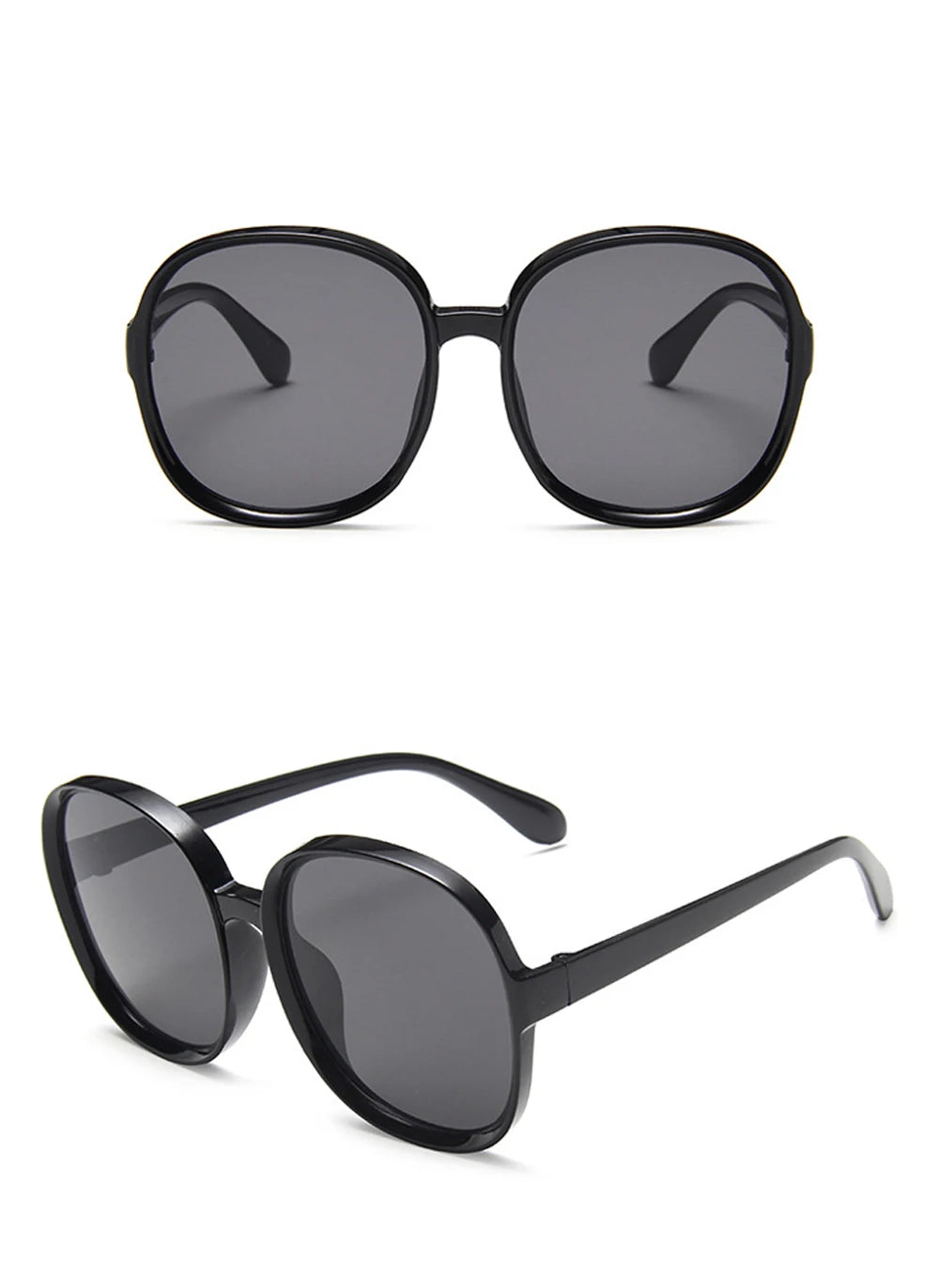 Woman's Oversized Round Frame Sunglasses