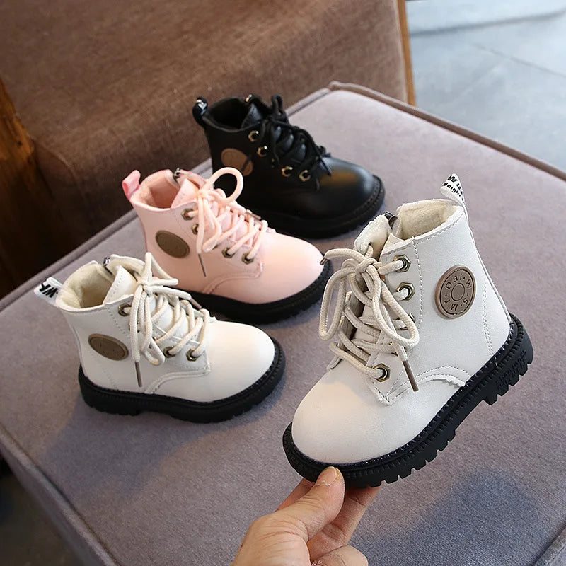 Plush Waterproof Non-slip Kids Boots Shoes