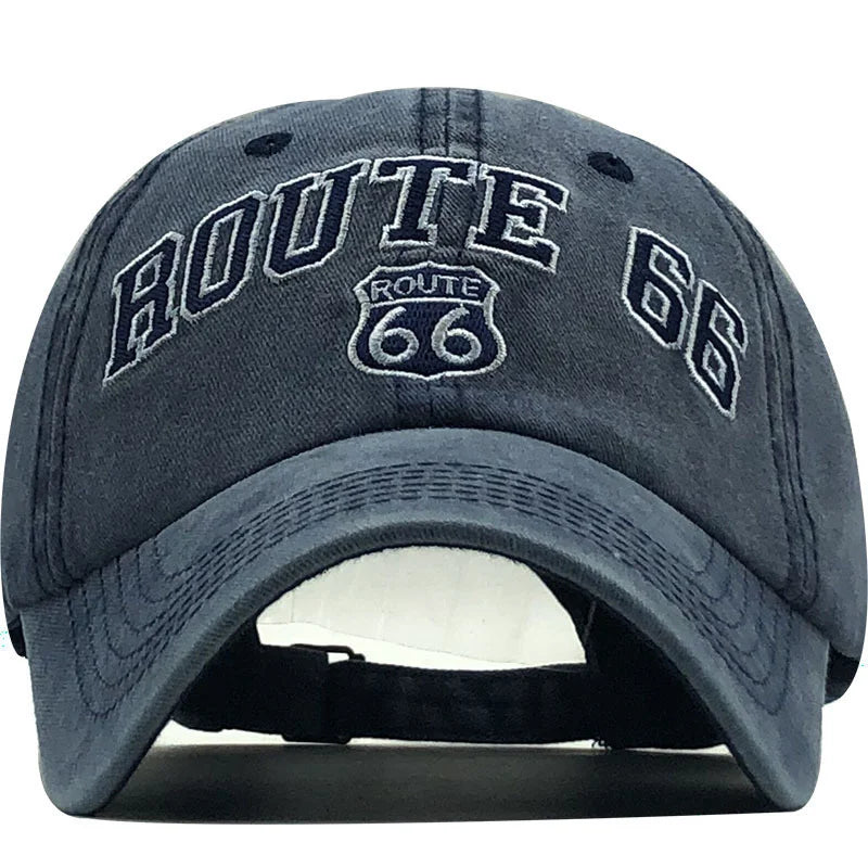 Embroider Baseball Cap -route 66