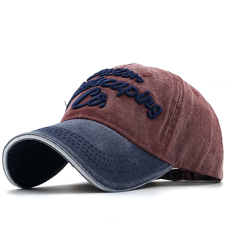 Gorra de béisbol de algodón bordada - Ajustable 