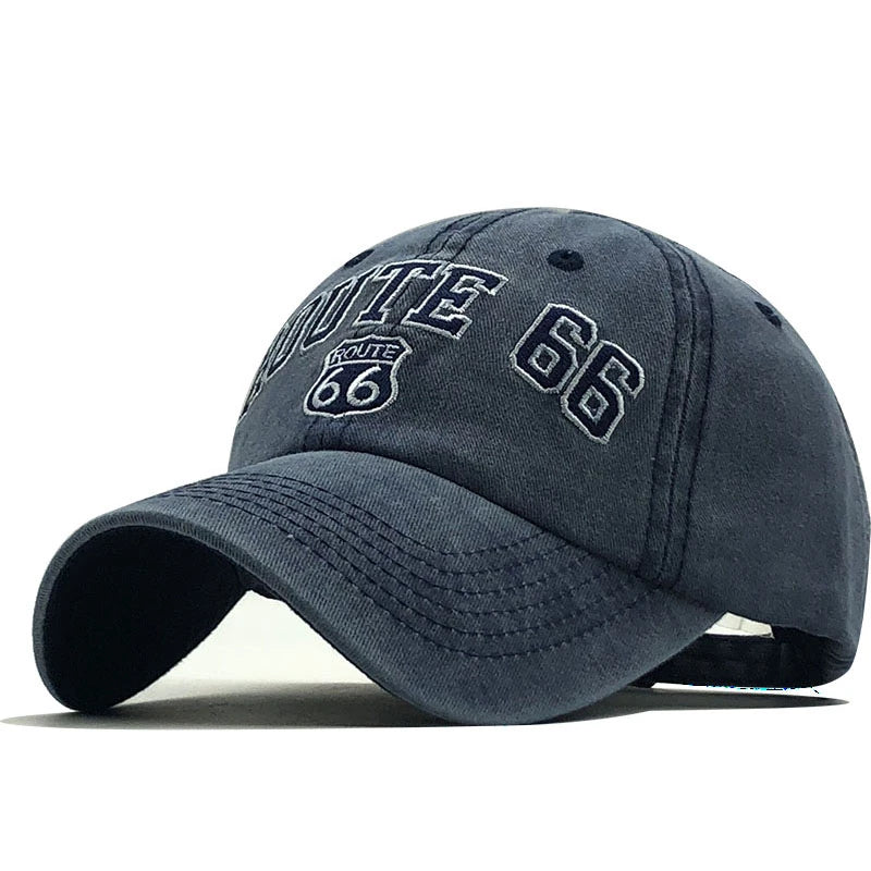 Embroider Baseball Cap -route 66