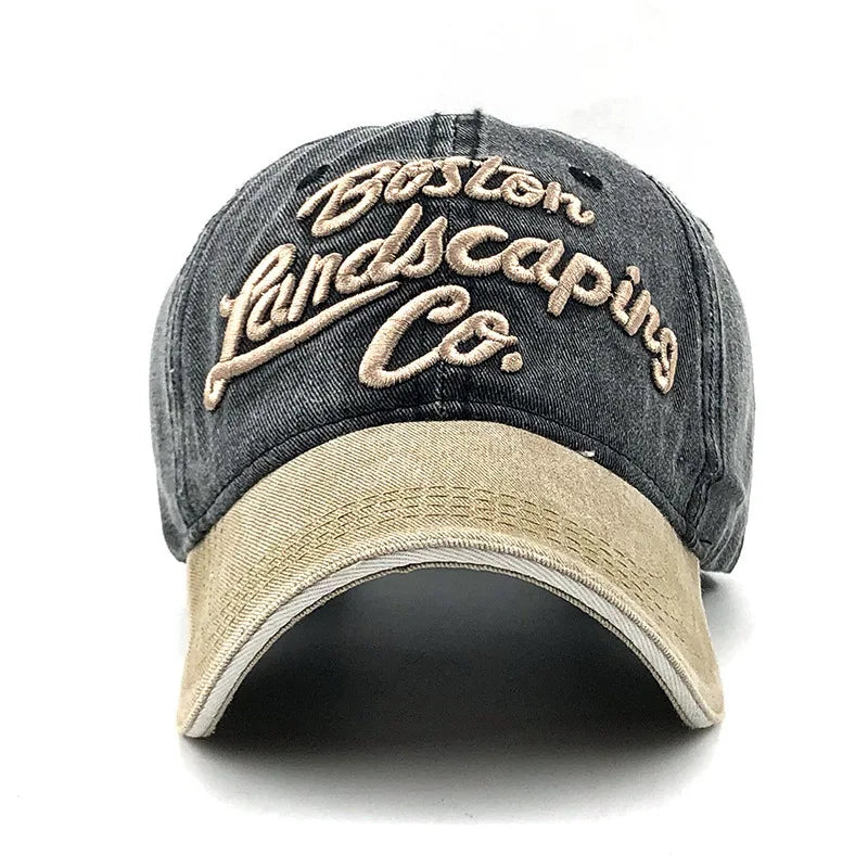 Gorra de béisbol de algodón bordada - Ajustable 