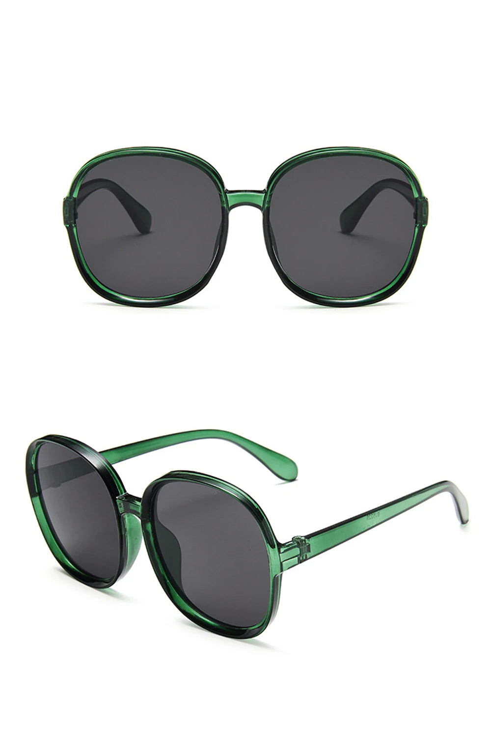 Woman's Oversized Round Frame Sunglasses