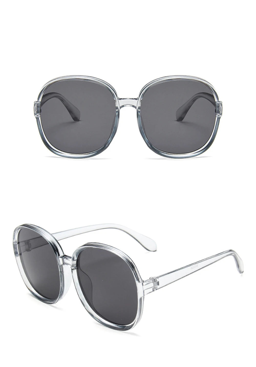 Woman's Oversized Round Frame Sunglasses