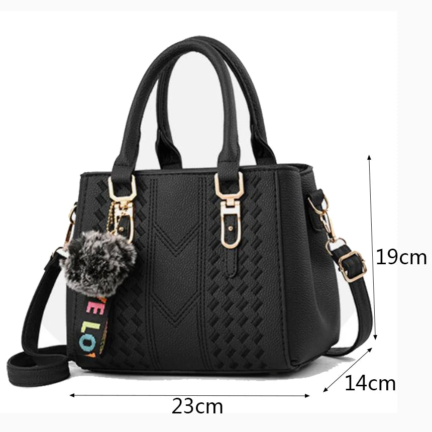 Women's messenger shoulder crossbody handbag