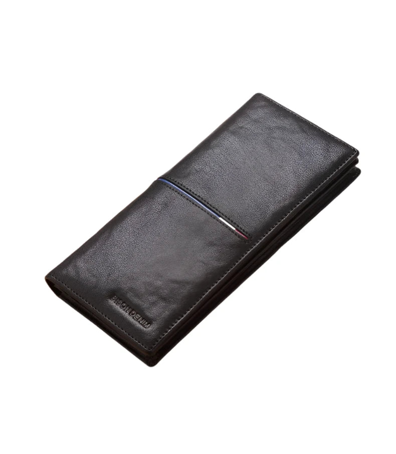 Men's Leather Wallets- Multi-Functional Cowhide Slim Genuine Leather