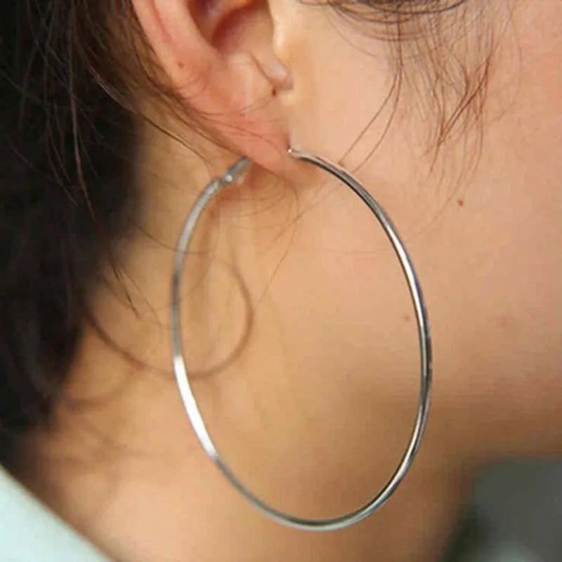 3-10cm Circle Hoop Earrings