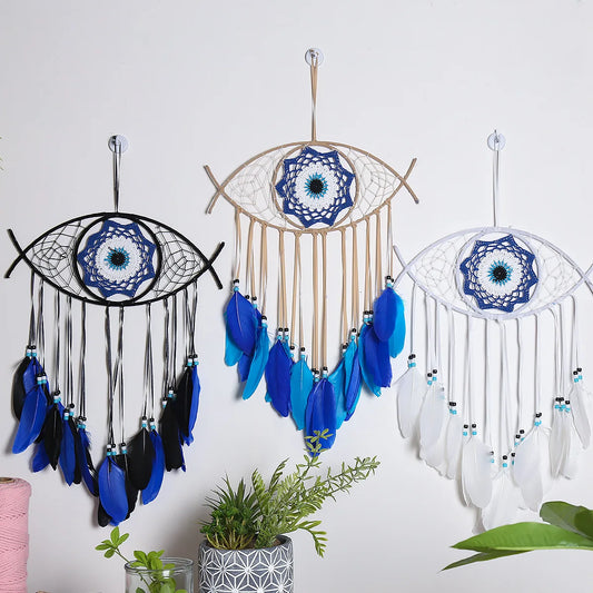 Evil Eye Dream Catcher-hanging wall art