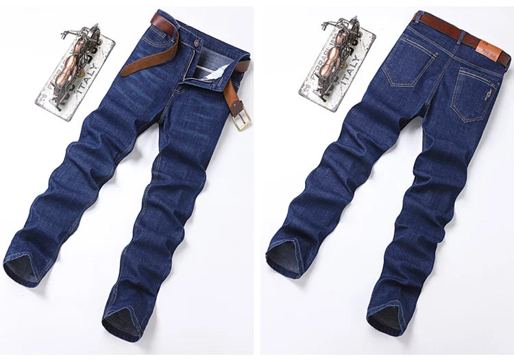 Men's Blue Jeans - Straight Leg