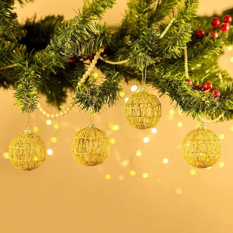 6 Pcs Christmas tree Balls  Ornaments