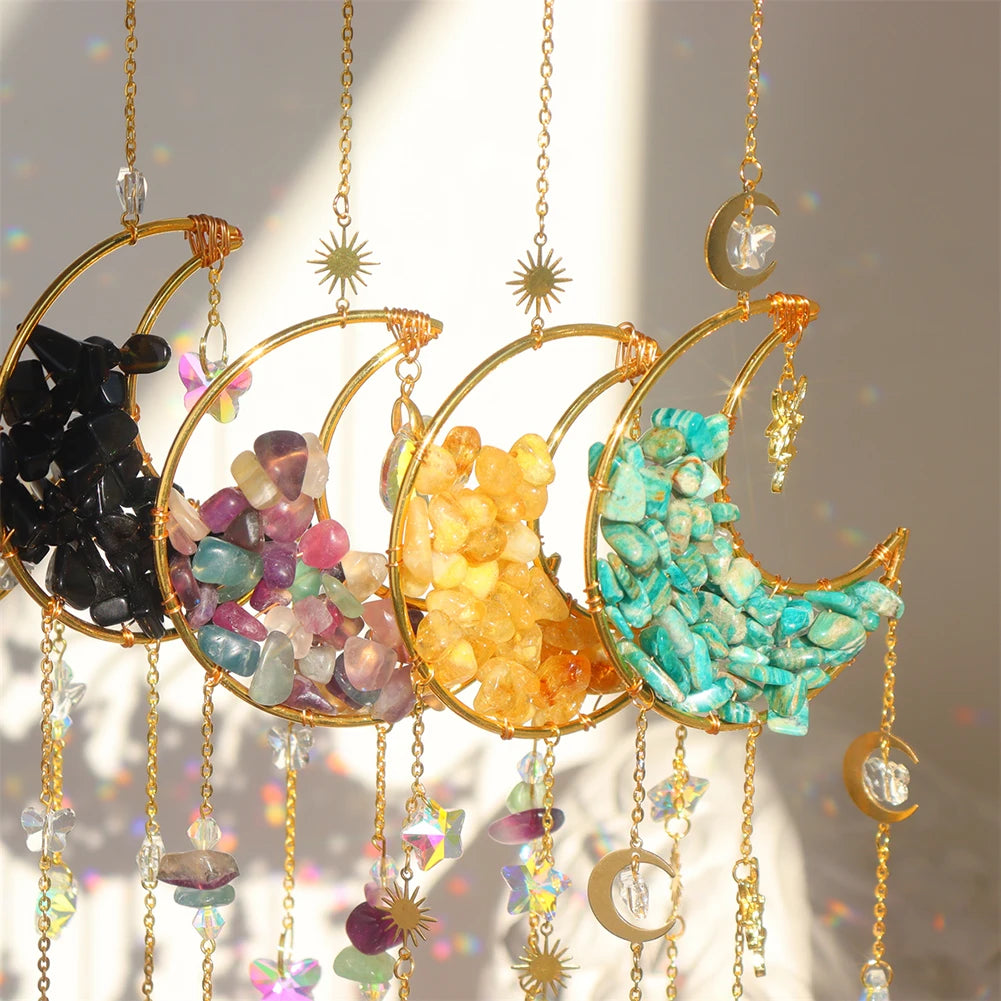 Crystal Moon Suncatcher