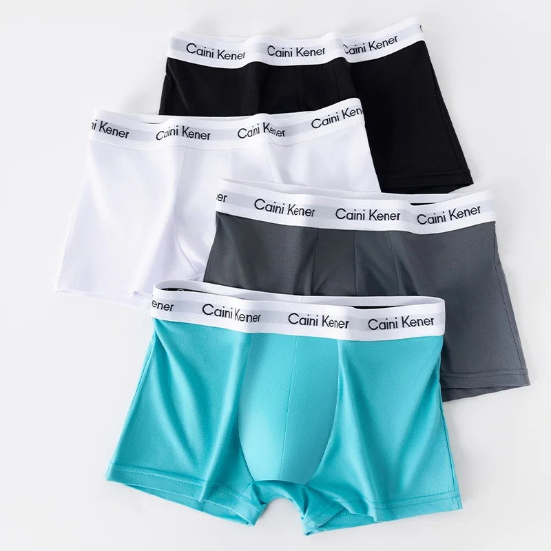 5Pcs Men's Quick-drying Breathable Boxer Shorts - L-3XL