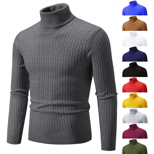 High Neck Sweater Pullover