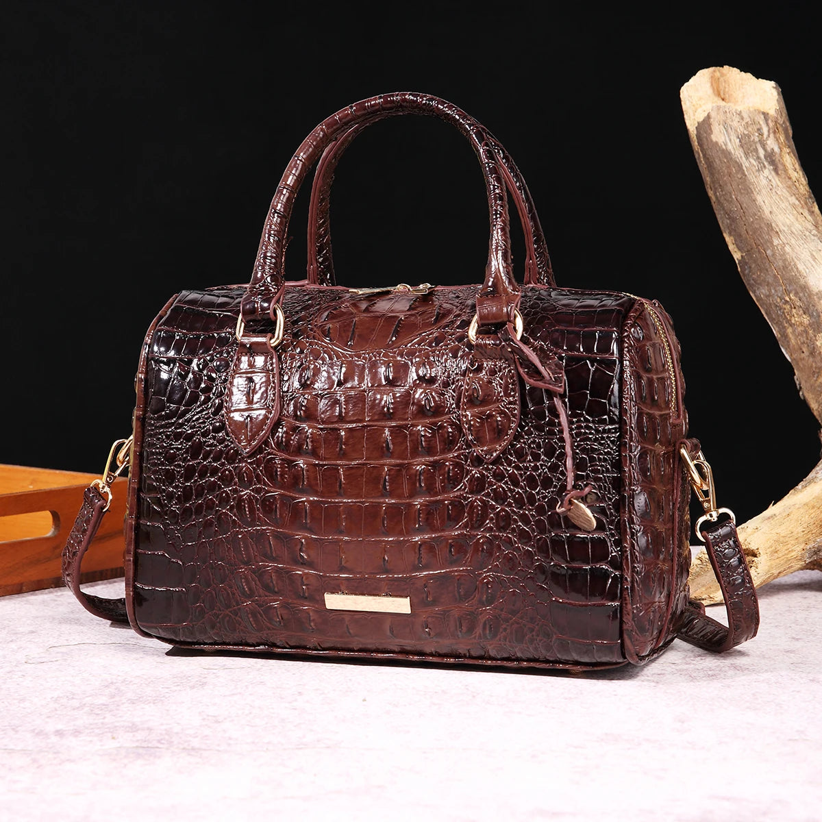 colorful Crocodile Handbag