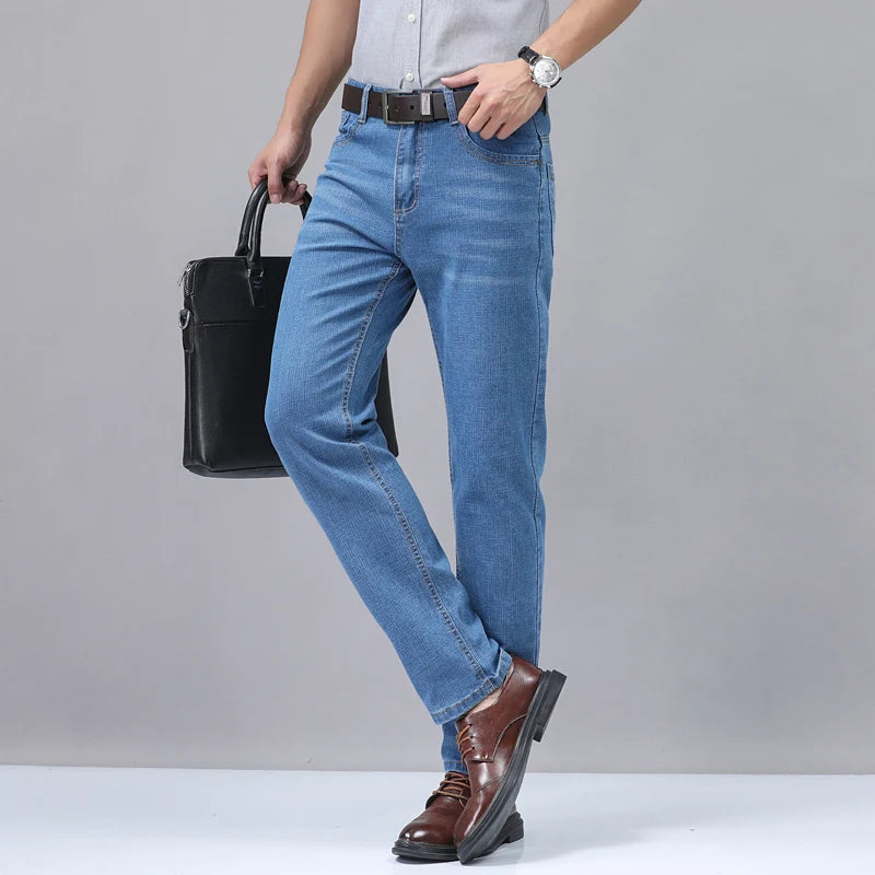 Men's Blue Jeans - Straight Leg