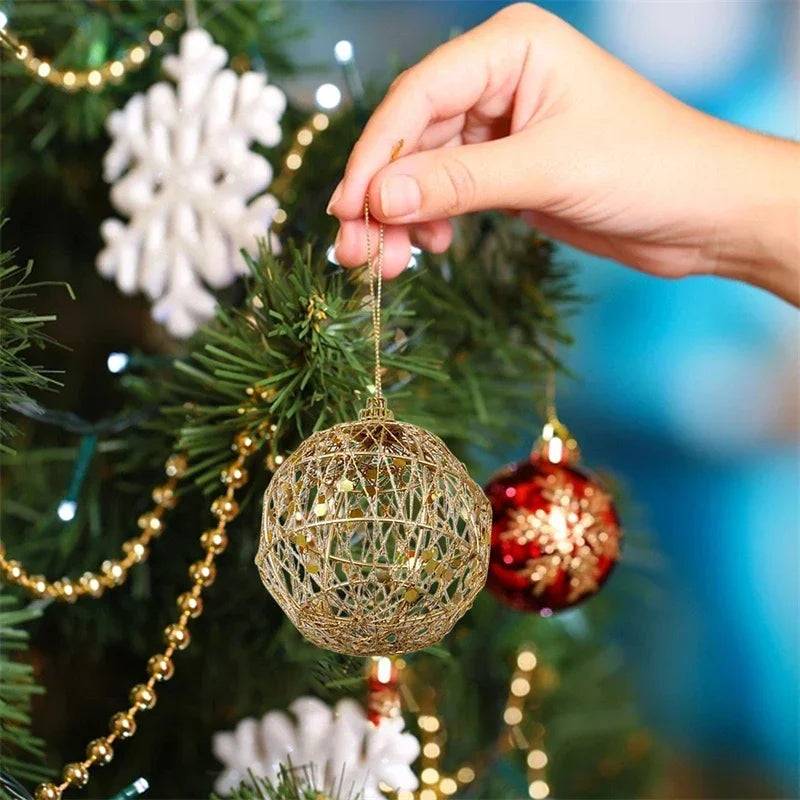 6 Pcs Christmas tree Balls  Ornaments