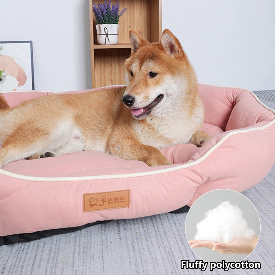 Imitation Suede Pet Bed -For All Cats And Small And Medium-Sized Dogs