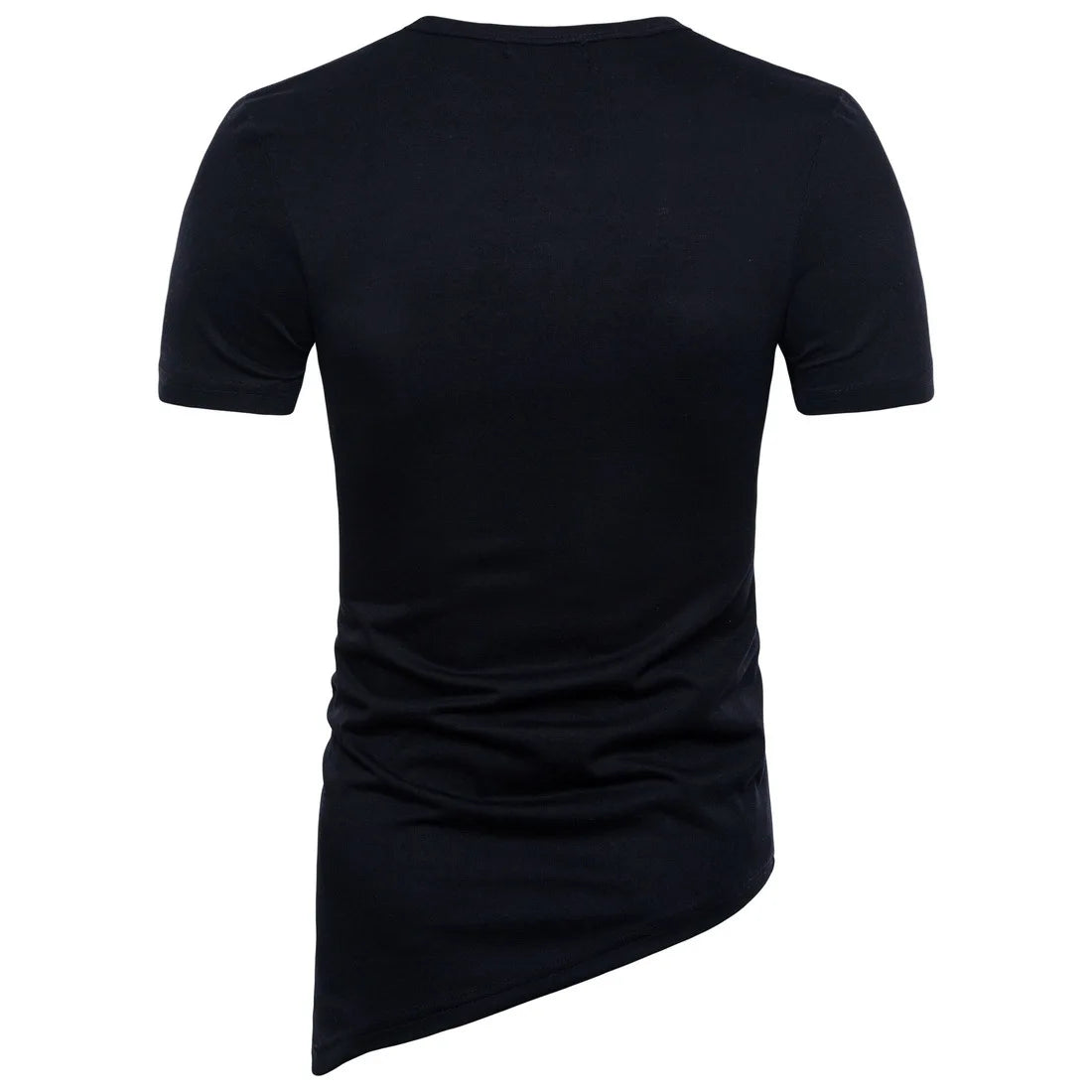 Men's Unique slim O-neck T-shirt with weaving rope design- S - XXL