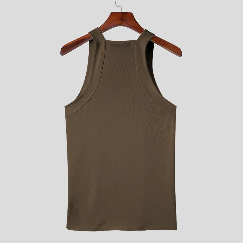 Men's Square-neck Tank Tops