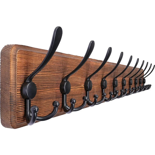 Rustic Large Coat Rack Wall Mount-38.6" Long Rack for Wall