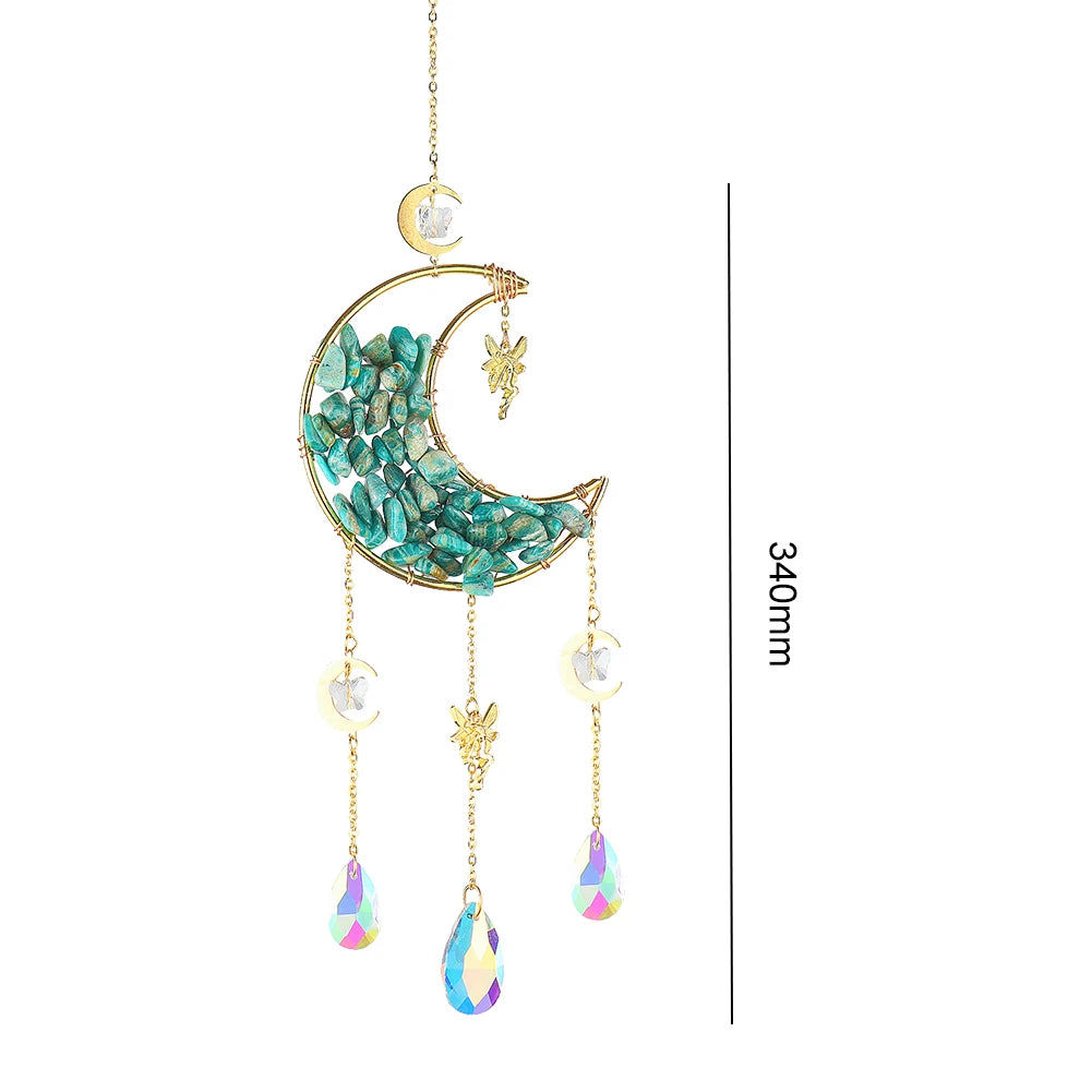 Crystal Moon Suncatcher