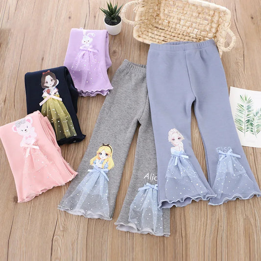 Girl Pants Frozen Anna Girl Pants - Elsa Print