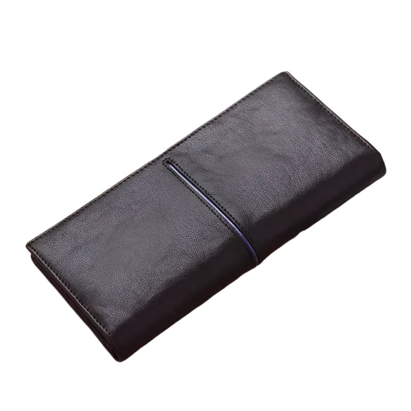 Men's Leather Wallets- Multi-Functional Cowhide Slim Genuine Leather