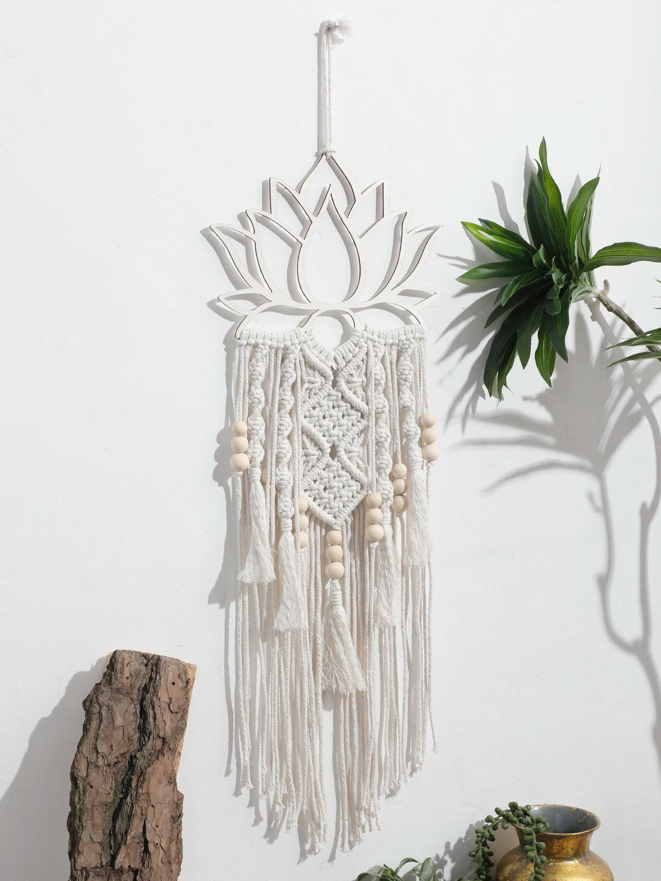 Lotus Macrame Wall Hanging Dream Catcher