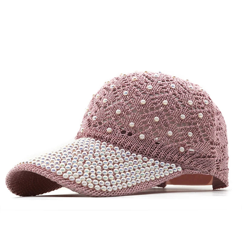 Women's Sequin Rhinestone Baseball Cap