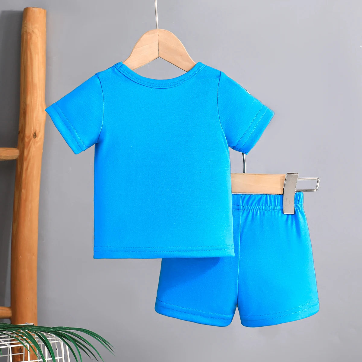 2PC Set- Boys Short Sleeve T-shirt and Shorts Outfit- 3-24Months