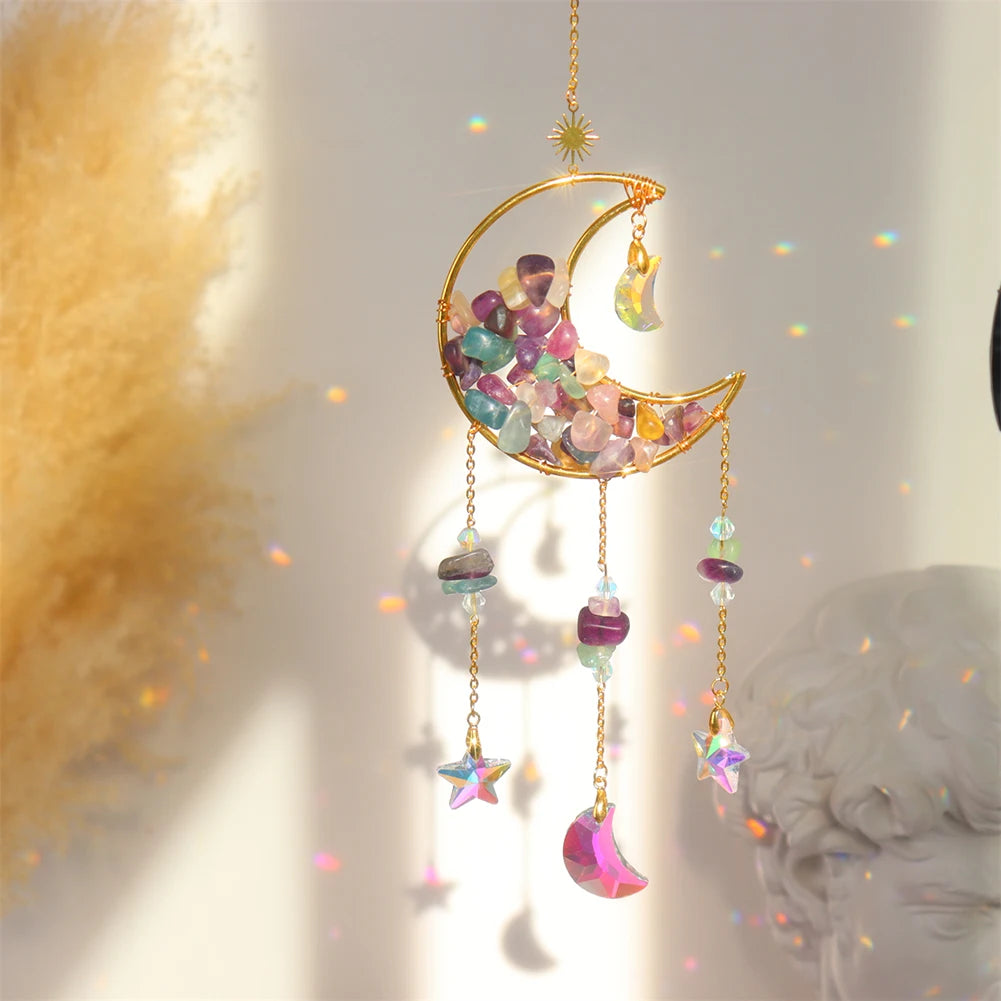 Crystal Moon Suncatcher