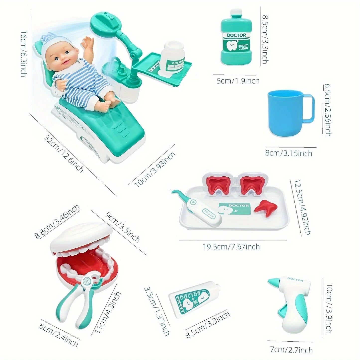 28pcs Dentist toy set