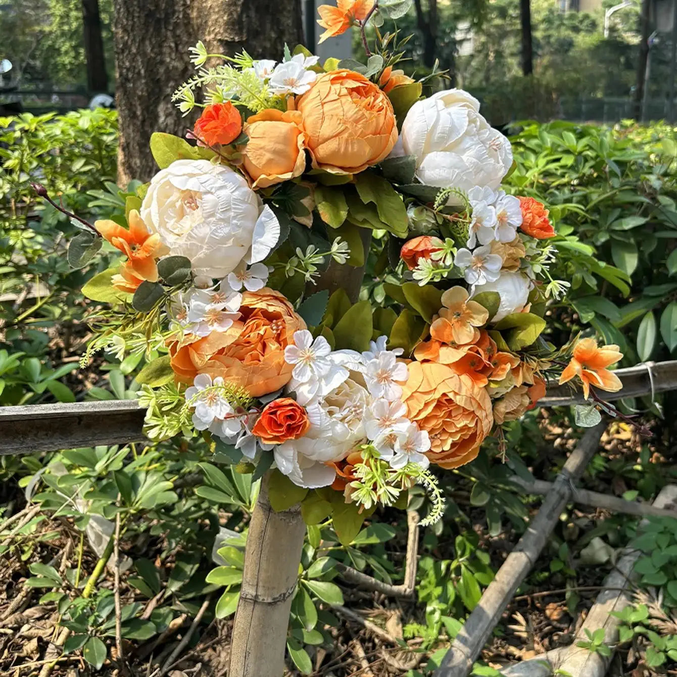 Peony Door Wreath