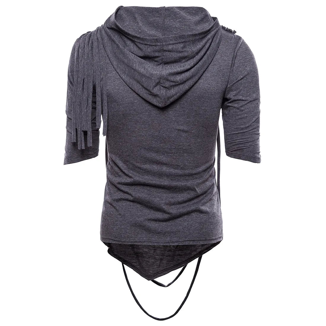 Men's hooded T-shirts with Pile collar design - S - XXL