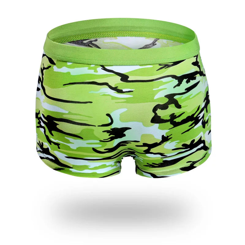 4Pcs Men's Camouflage Breathable Boxer Shorts -Size L-5XL