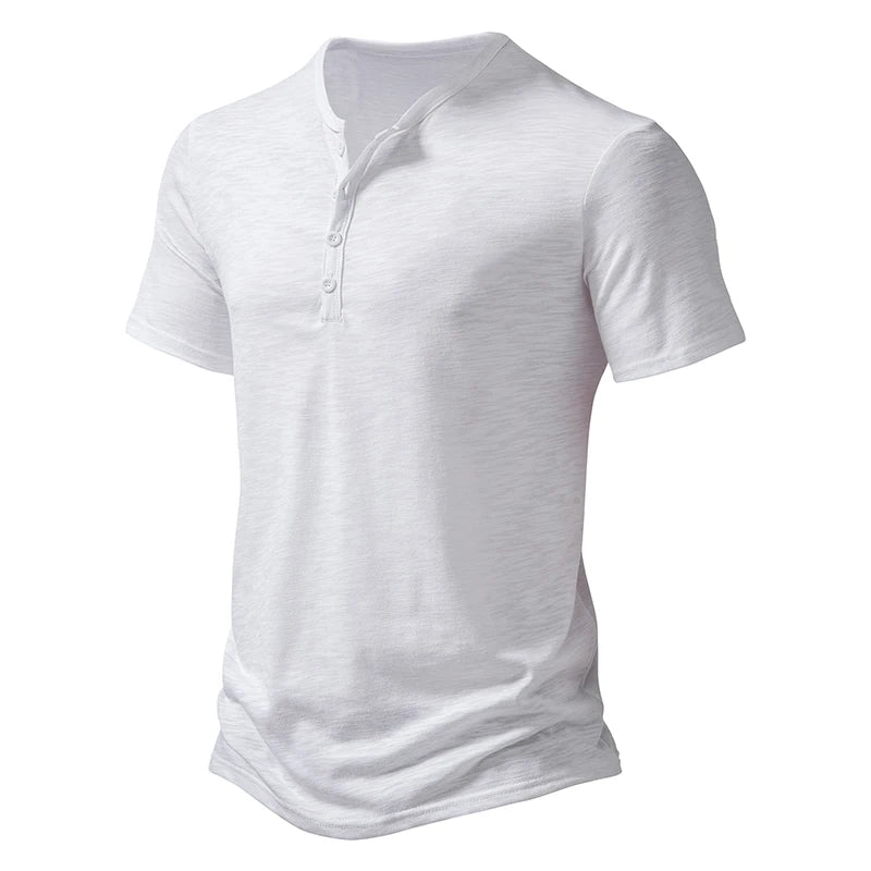 Men's Casual Solid Color Short Sleeve T Shirt