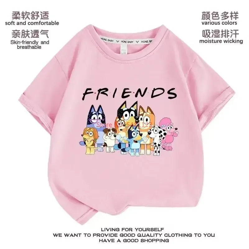 Bluey friends Children  T-Shirt