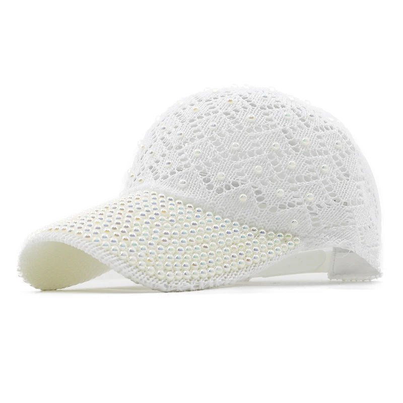 Women's Sequin Rhinestone Baseball Cap