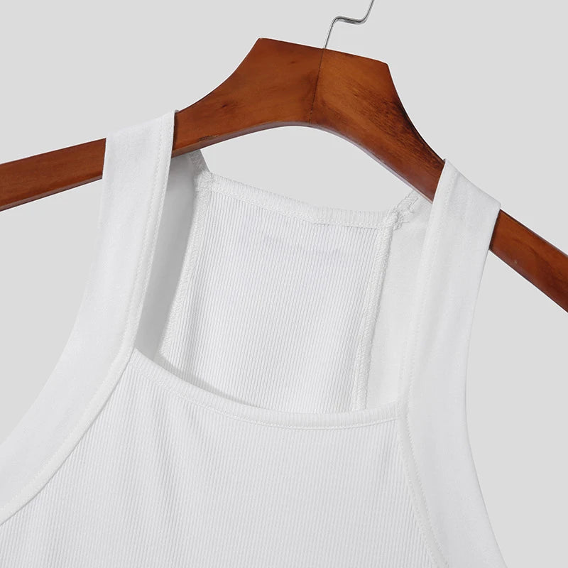 Men's Square-neck Tank Tops