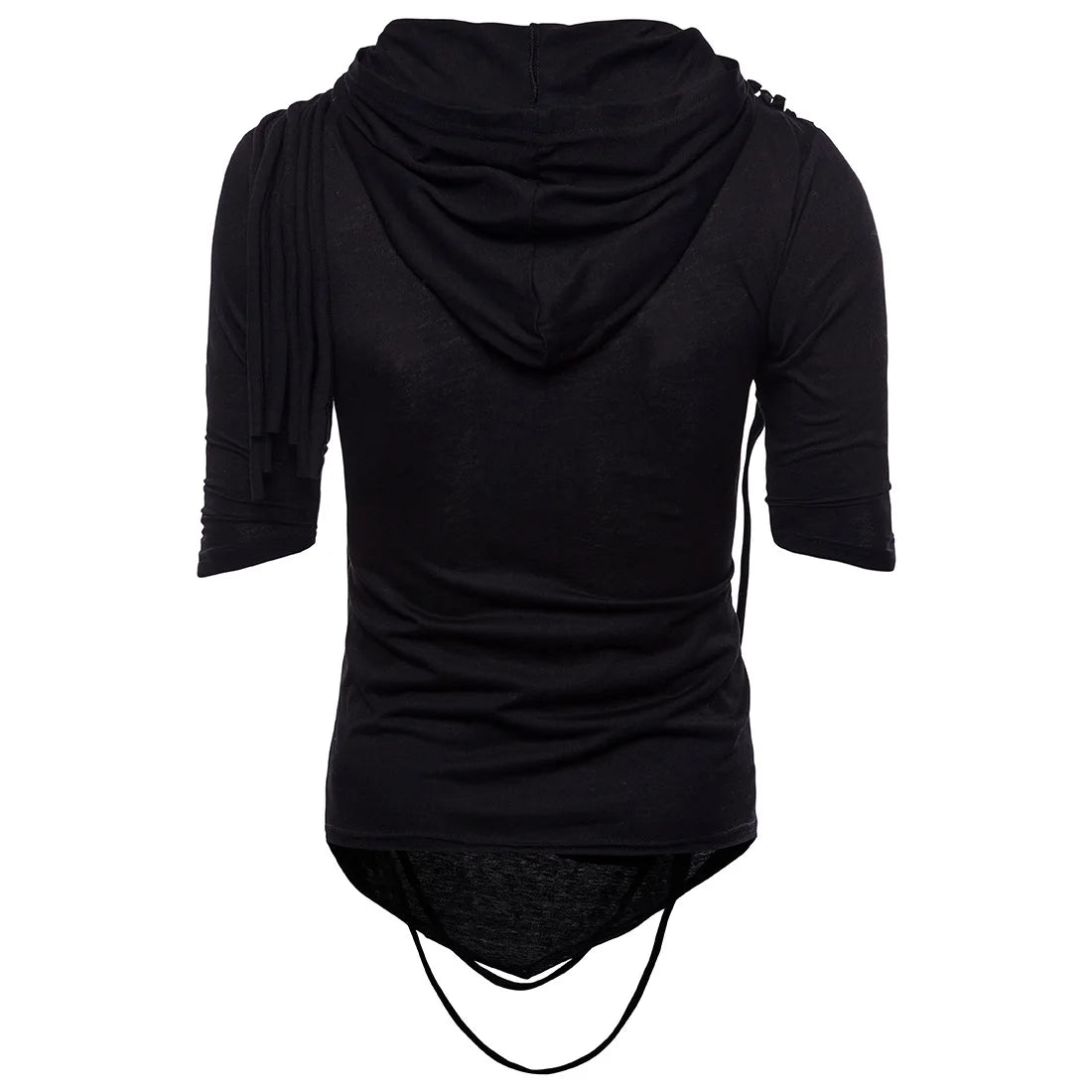 Men's hooded T-shirts with Pile collar design - S - XXL