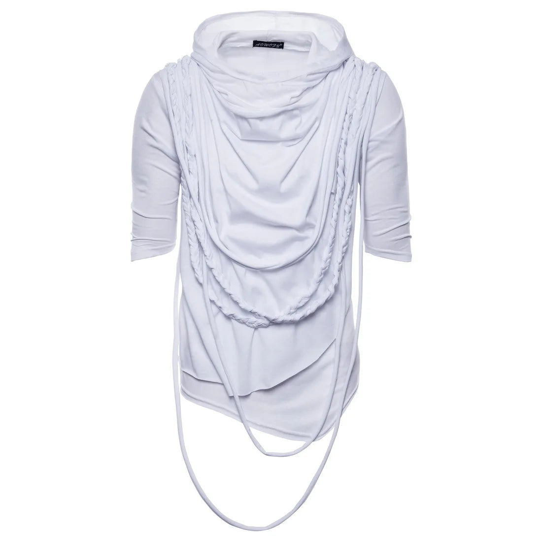 Men's hooded T-shirts with Pile collar design - S - XXL