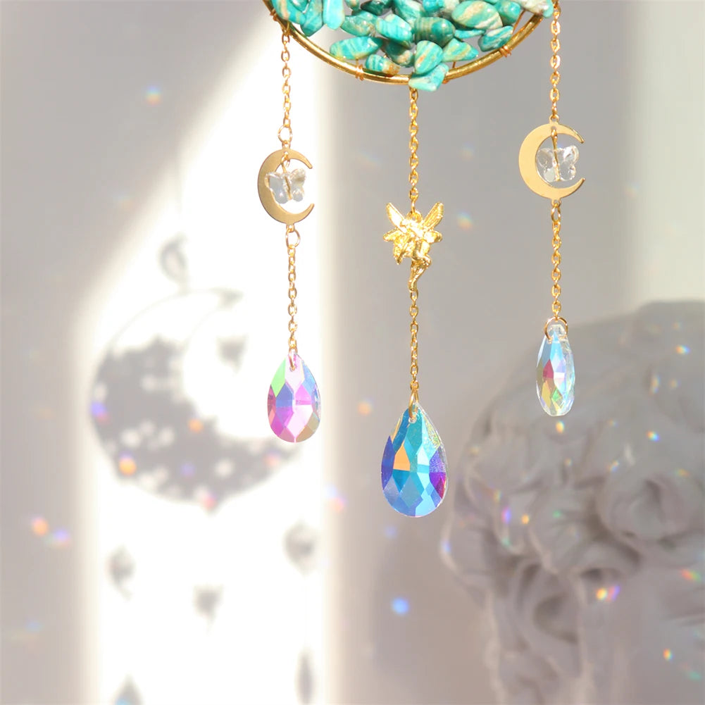 Crystal Moon Suncatcher