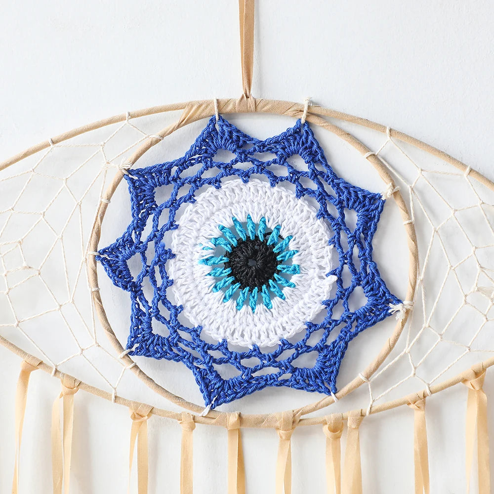 Evil Eye Dream Catcher-hanging wall art