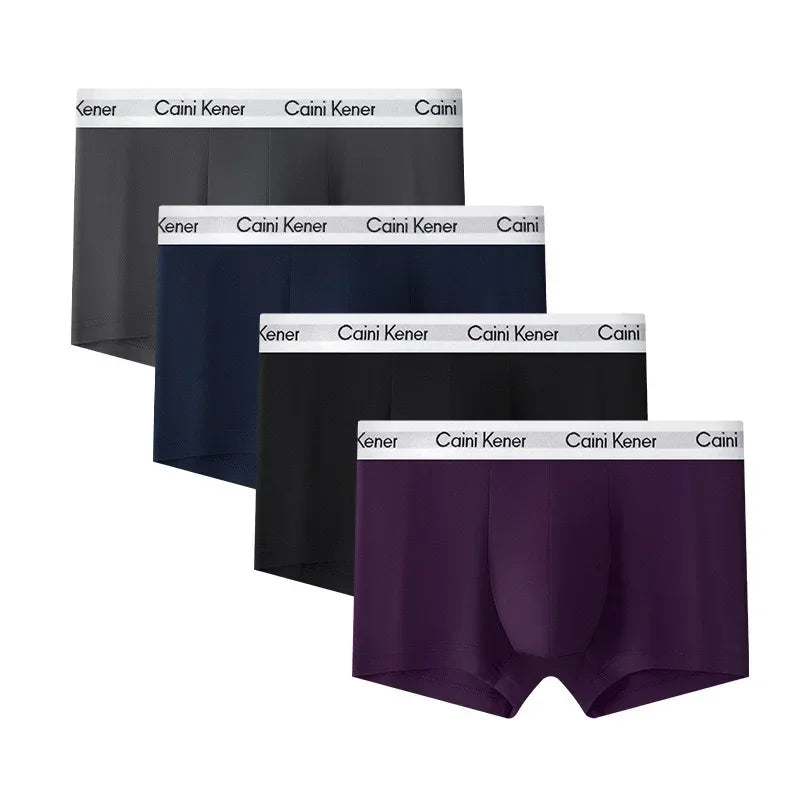 5Pcs Men's Quick-drying Breathable Boxer Shorts - L-3XL