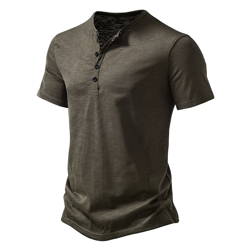 Men's Casual Solid Color Short Sleeve T Shirt