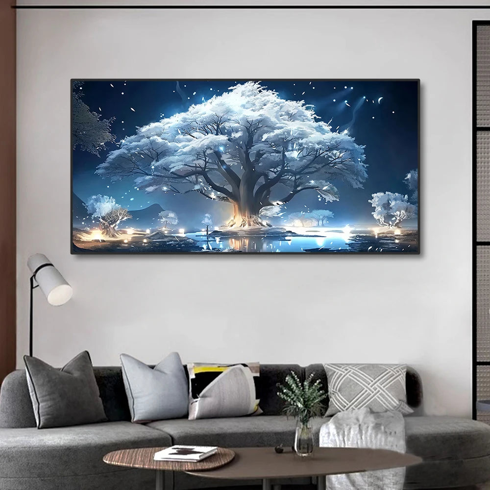 1PC- Tree Canvas Print -NO FRAME