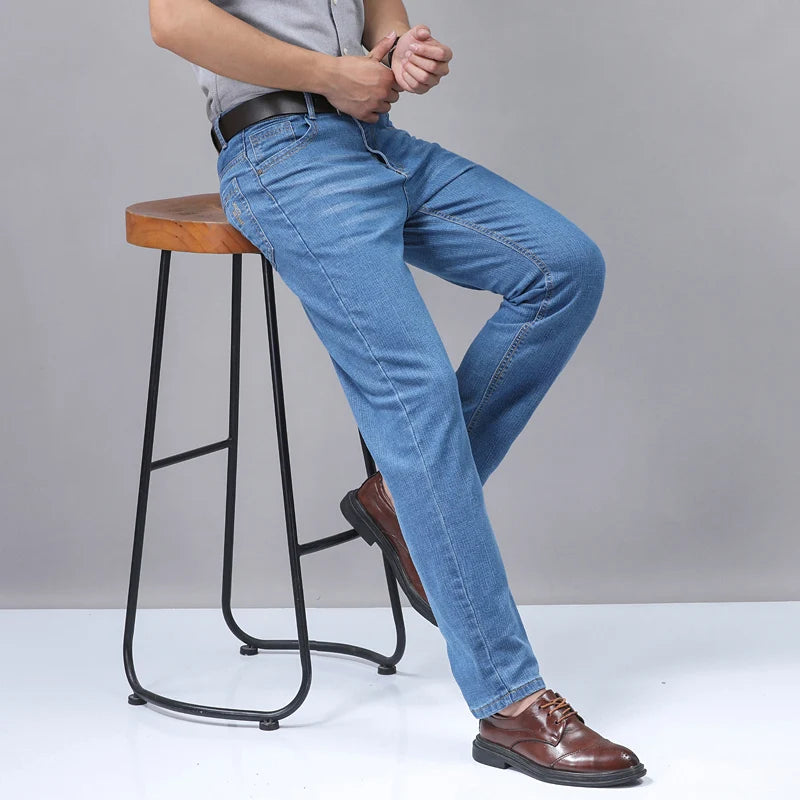 Men's Blue Jeans - Straight Leg