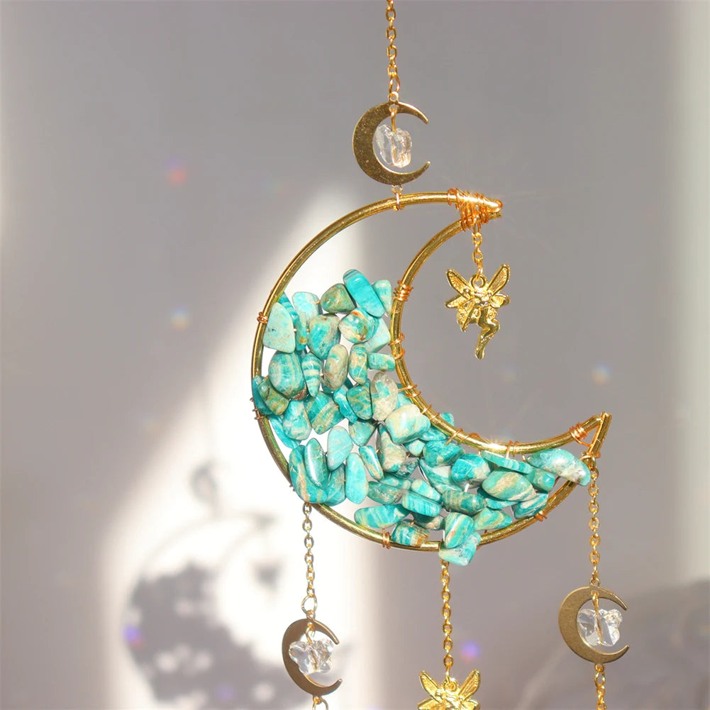 Crystal Moon Suncatcher