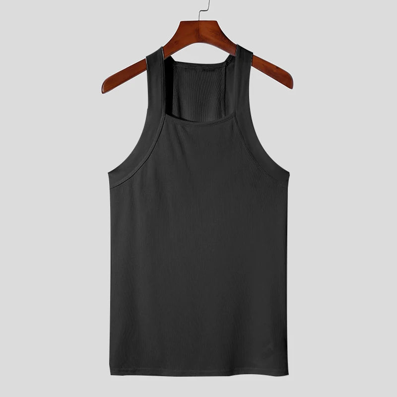 Men's Square-neck Tank Tops