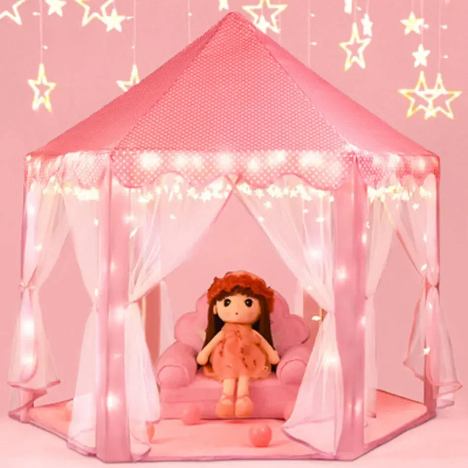 Portable Children's Tent for-Princess Castle